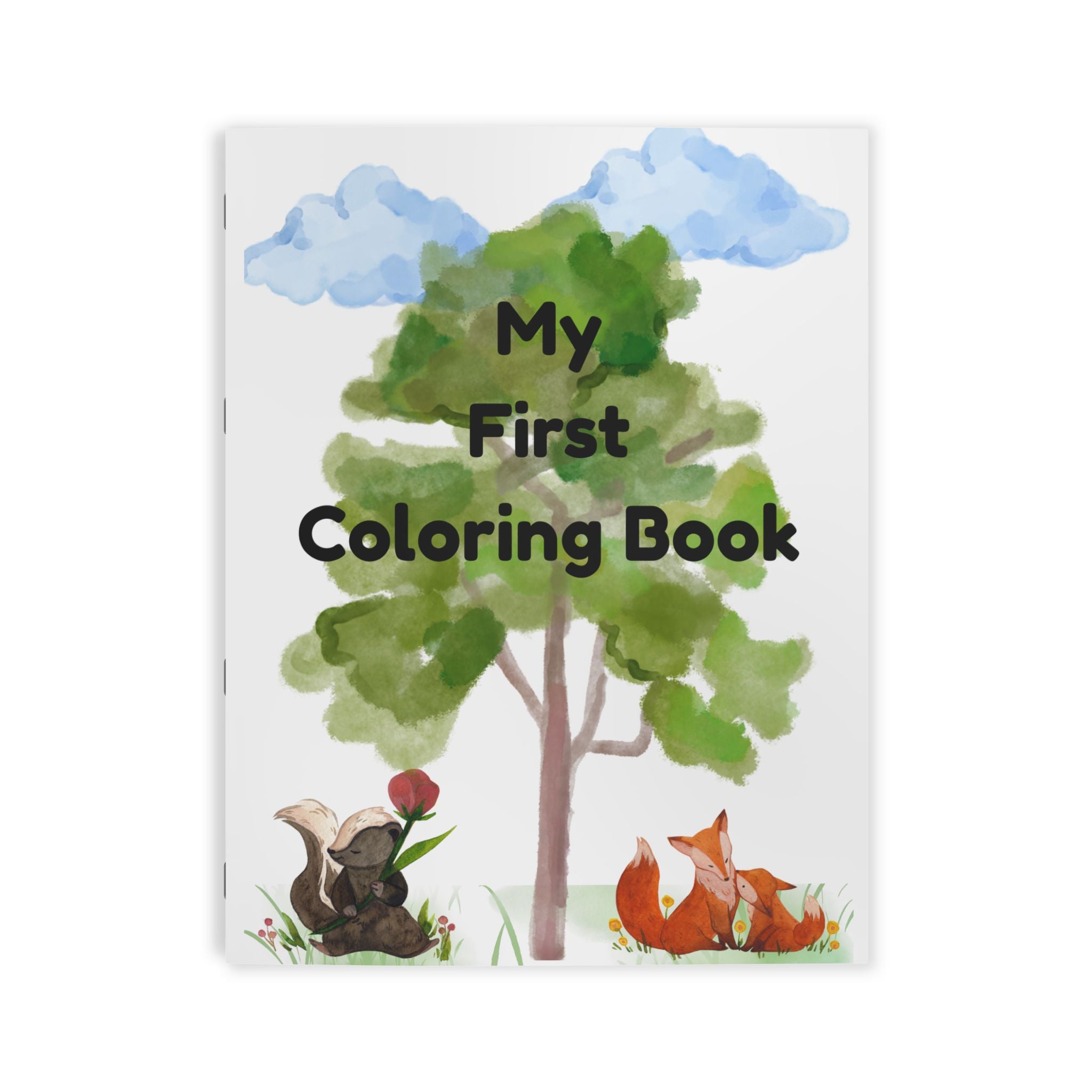 My First Coloring Book — Woodland Animals Kids Coloring Book